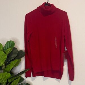 NWT Red Cozy Knit Turtleneck sweater by Red size Large